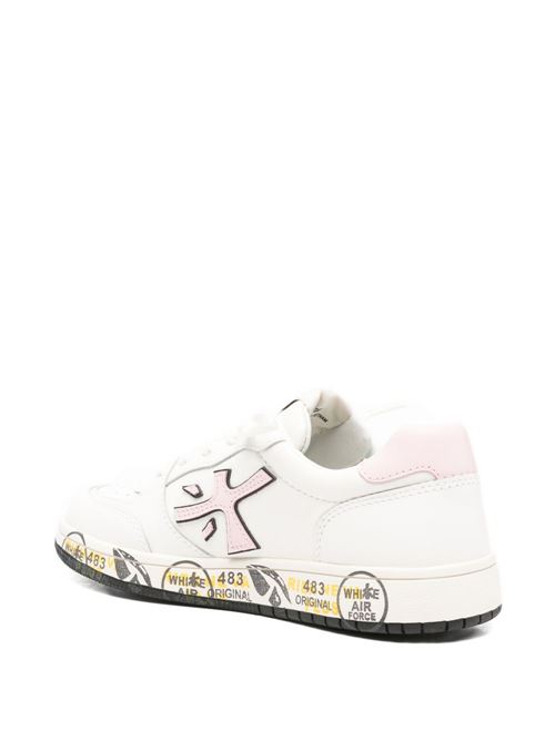 Sneakers bambina Premiata Marc bianco e rosa PREMIATA kids | MARC32289466X